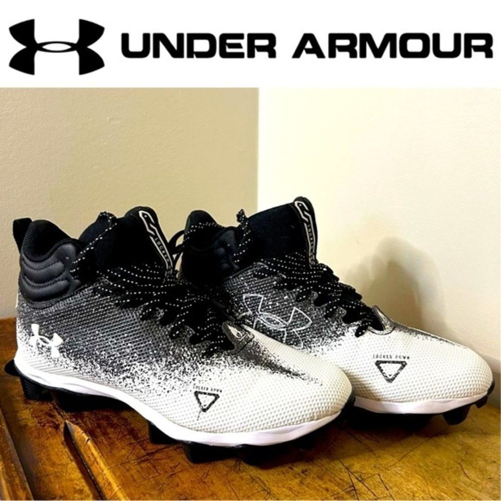 Boys' UA Spotlight Franchise RM 2.0 Jr Football Cleats 5.5Y good cond-NO insoles